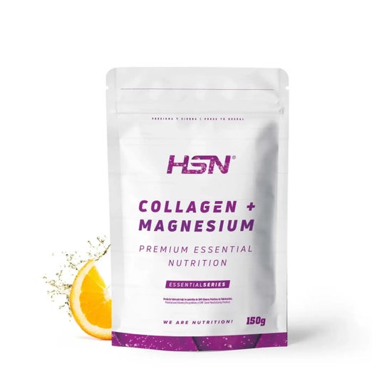 HSN Colágeno Hidrolizado + Magnesio 2.0 en Polvo Naranja 150g