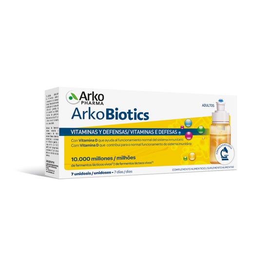 Arkopharma Arkobiotics Vitamines Et Défenses 7 Unidoses