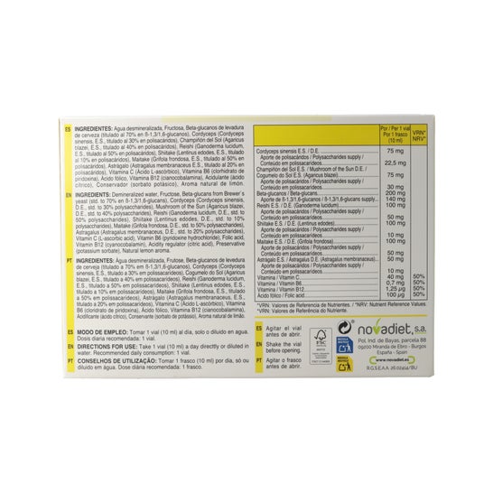 Novadiet Novitake Imuno 20 flacons