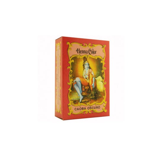 Radhe Shyam Henné Teinture Nat Nat Acajou Osc Poudre 100gr