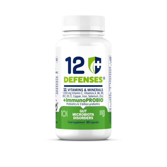 12 Défenses +ImmunoProbio 60 Capsules