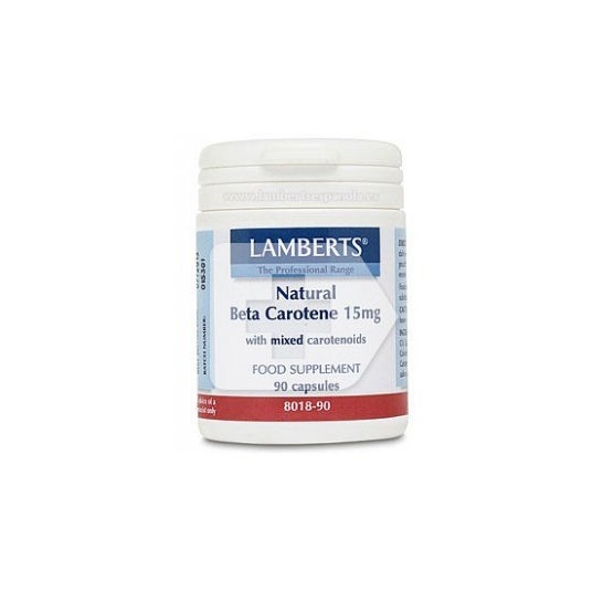 Lamberts Beta Carotène Carotène Naturel 15mg 90caps.