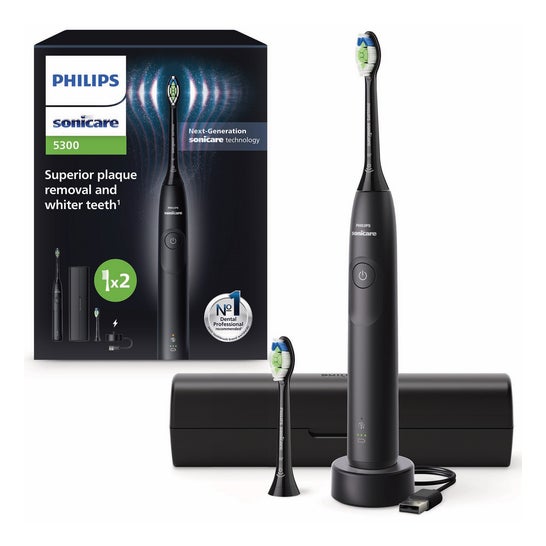 Philips Sonicare 5300 Brosse à dents électrique noire 1 unité