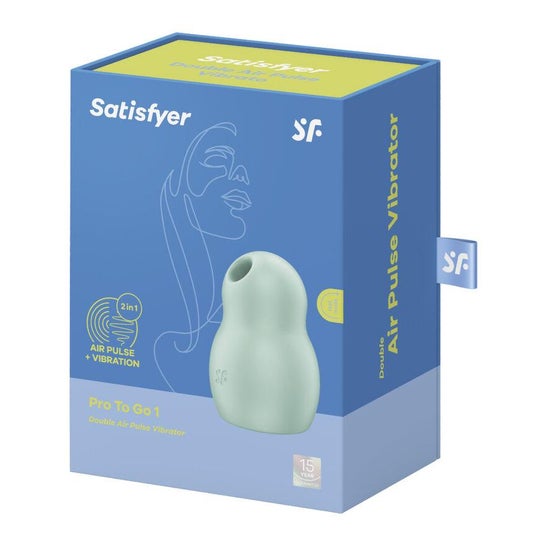 Satisfyer Pro To Go 1 Stimulateur et Vibrateur Vert 1ut