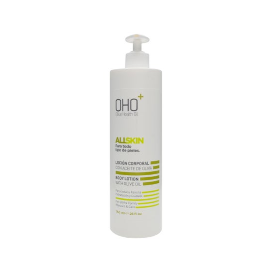 OHO Lait corporel pour toute la peau à l'huile d'olive 750ml