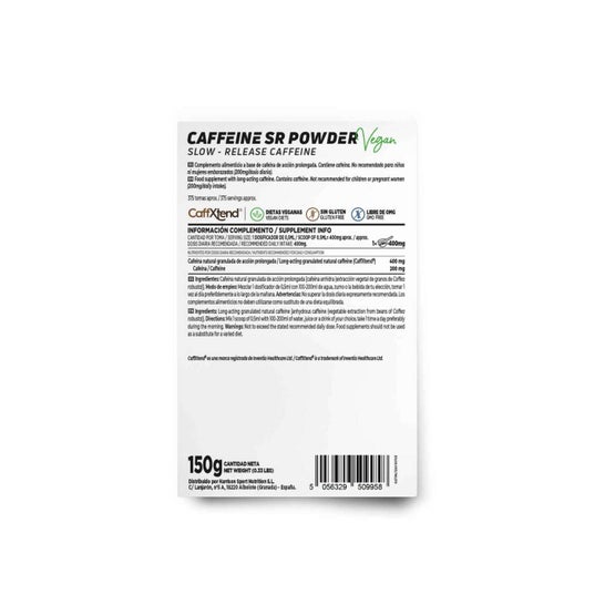HSN Cafeína de Liberación Prolongada 400mg Caffxtend® en Polvo 150g