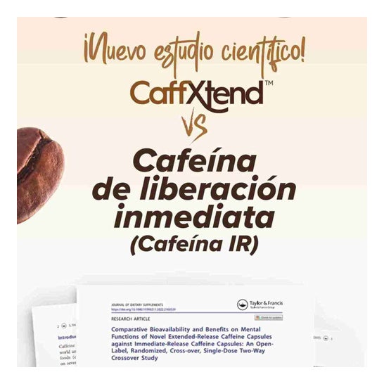 HSN Cafeína de Liberación Prolongada 400mg Caffxtend® en Polvo 150g