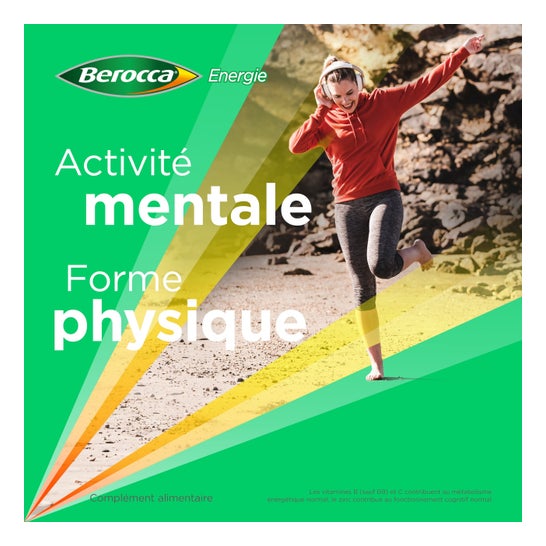 Berocca Energie Effervescent Goût Orange Sans Sucres 60comp