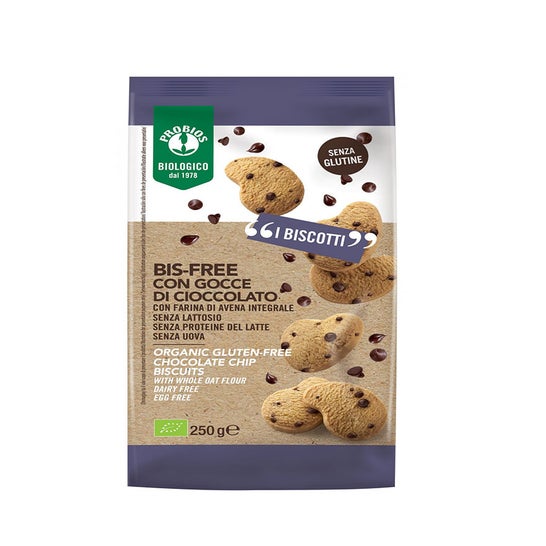Probios Bis Free Biscuit Bio Gouttes Chocolat 250g