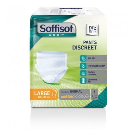 Soffisof Air Dry Pants Discreet Normal Taille L 7uts