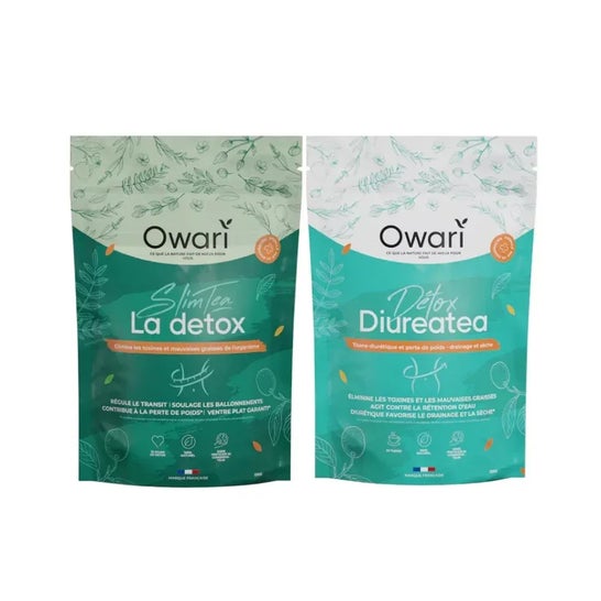 Owari Pack Duo Minceur Slimtea + Diuretea 2x50 g