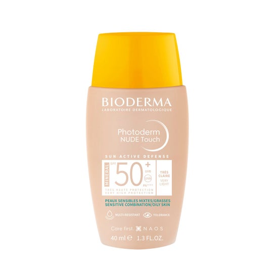 Bioderma Photoderm NUDE Touch Mineral SPF50+ Muy Claro 40ml