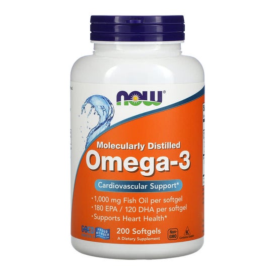 Now Omega 3 1000mg 200 Perles