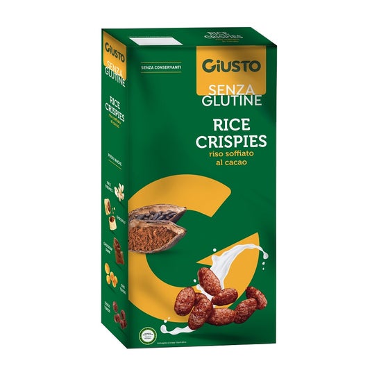 Giusto Gluten Free Rice Crispies Cacao 250g