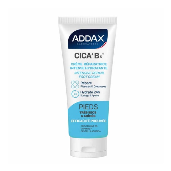 Addax Cica + B5 Crème Réparatrice Intense Hydratante Pieds 50 ml