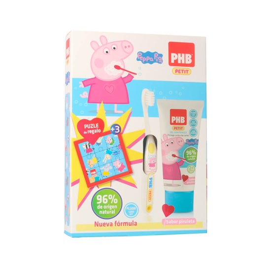 Phb Petit Peppa Pig Pack Dentifrice Gel + Brosse à Dents
