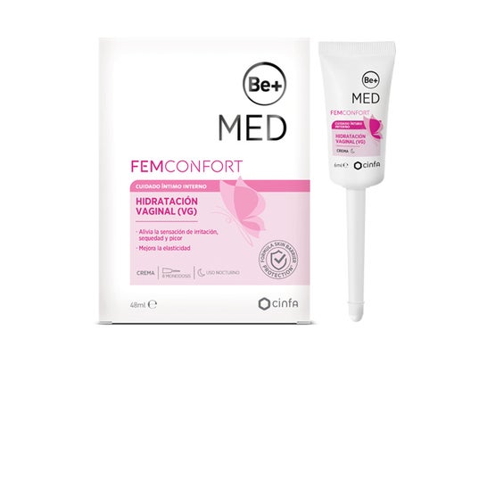 Be+ Med Femconfort Hydratant Vaginal 8x6ml