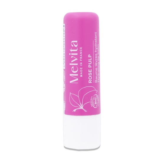 Melvita Rose Pulp Baume Lèvres Hydratant Bio 4.5 gr