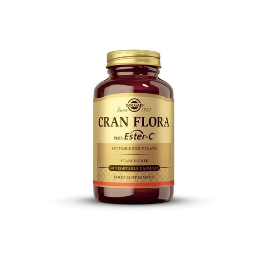 Solgar Cran Flora 60 gélules végétales Solgar Cran Flora 60 gélules végétales