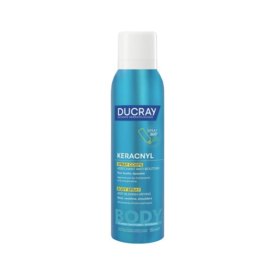 Ducray Keracnyl Spray Corps Asséchant Anti-Boutons 150 ml