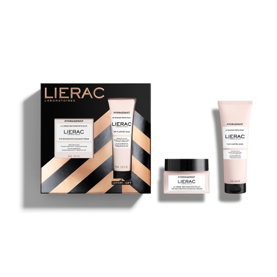 Lierac Coffret Hydragenist La Crème Réhydratante Éclat 50ml + Le Masque Repulpant 75ml