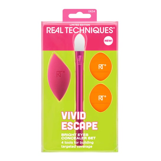 Real Techniques Vivid Escape Bright Eyes Concealer Set 4 Unités