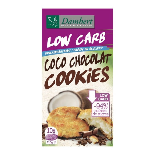 Damhert Nutrition Biscuits au Chocolat et à la Noix de Coco 110g