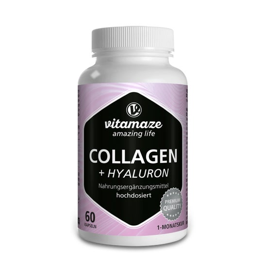 Vitamaze Collagène 300mg + Acide Hyaluronique 60 Capsules