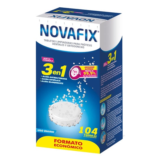 Novafix Nettoyant Prothèse Dentaire 104comp