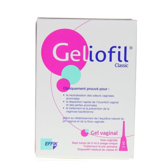 Geliofil Classic Gel Vaginal 7 Doses 5ml