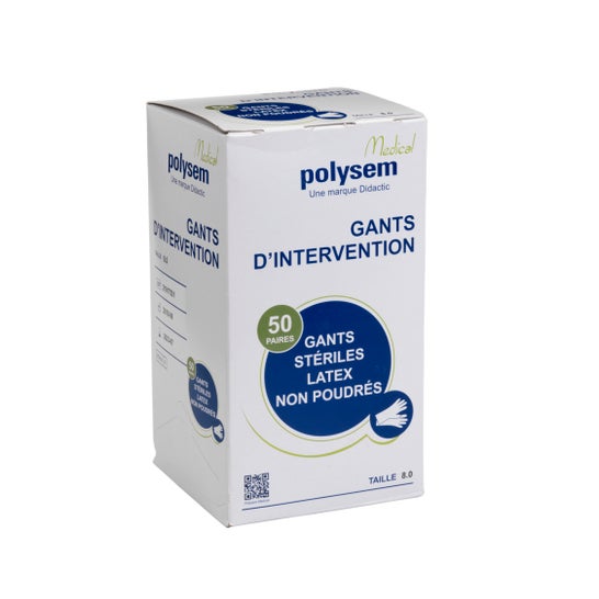 Polysem Gants Latex Non poudré XL
