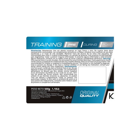 MuscleFit Pack Glutamina + BCAA´s Melocotón 500g + Creatina Monohidrato 300g + Shaker
