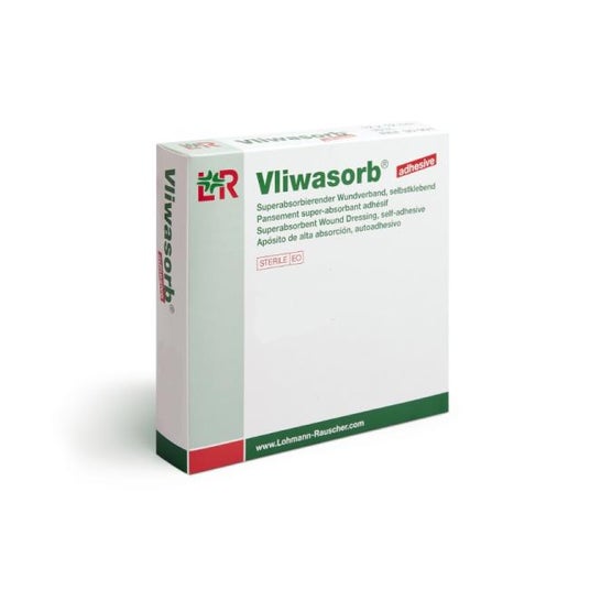 Pansement haute absorption Vliwasorb Pro 12.5cmx12.5cm 10 pièces