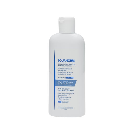 Ducray Squanorm Shampooing Traitant Pellicules Grasses 200ml