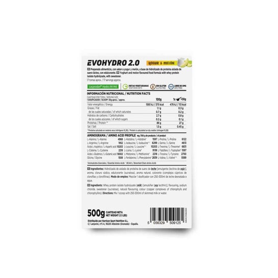 HSN Evohydro 2.0 Hydro Whey Yogur y Melón 500g