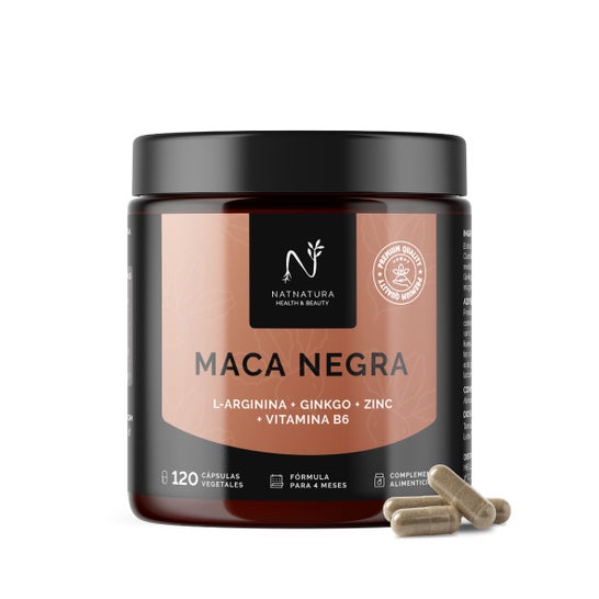 Natnatura Maca Negra Pura 120 cápsulas
