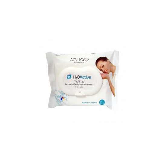 Aguayo Make-up Remover Wipes + Hydratants 20 Unités