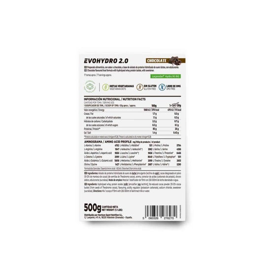 Hsn Evohydro 2.0 Chocolate 500g