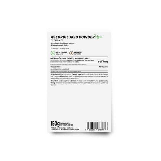 HSN Ácido Ascórbico Vitamina C en Polvo 150g