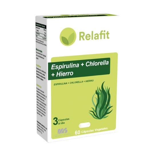 Relafit Espirulina Chlorella Hierro