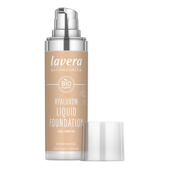 Lavera Hyaluron Liquid Foundation 02 Cool Ivory 30ml