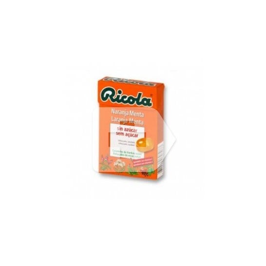 Ricola bonbons sans sucre à la menthe et à l'orange 50g