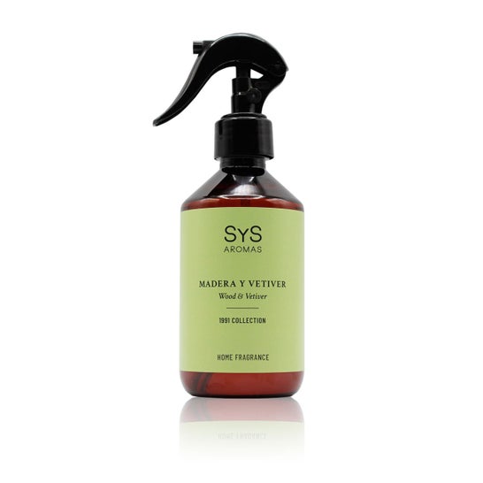 SYS Spray désodorisant Bois et Vétiver 300 ml