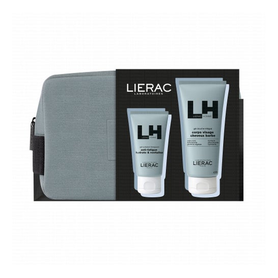 Lierac Trousse Homme Gel Hydratant Énergisant + Gel Douche