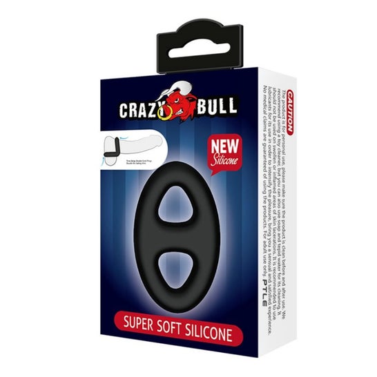 Crazy Bull Super Soft Double Silicone Ring 1 pièce