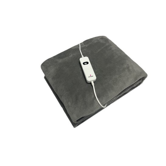 Corysan Couverture chauffante double grise 180x130 cm