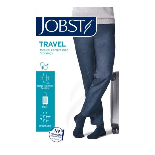Jobst Travel Socks Chaussette Bleu Taille XL 1 Paire