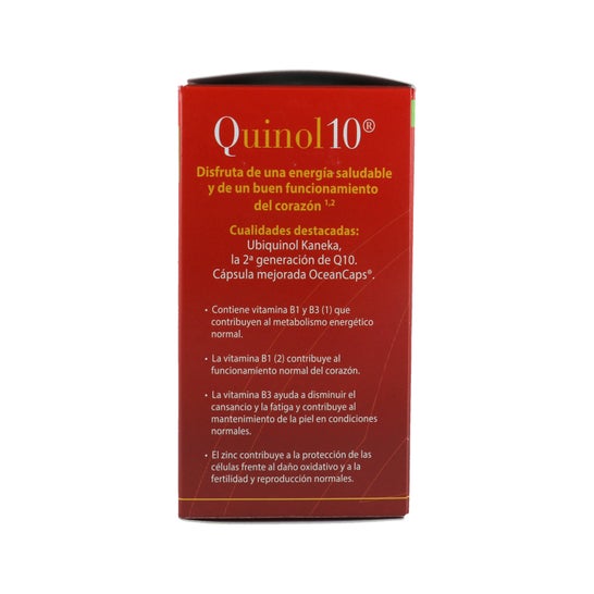 Quinol 100% naturel 10 90capsules de 50mg d'Ubiquinol