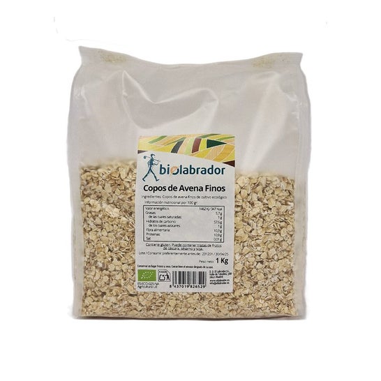 Biolabrador Flocons d’avoine fins 1 kg