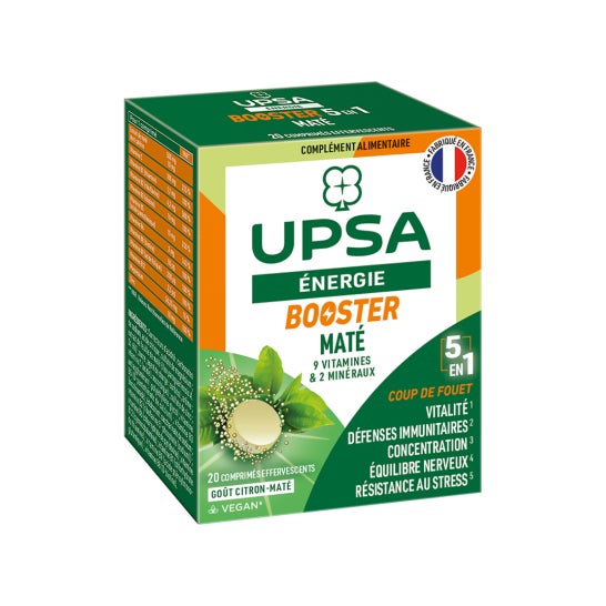 Upsa Énergie Booster Maté 5en1 20 Comprimés Upsa Énergie Booster Maté 5en1 20 Comprimés